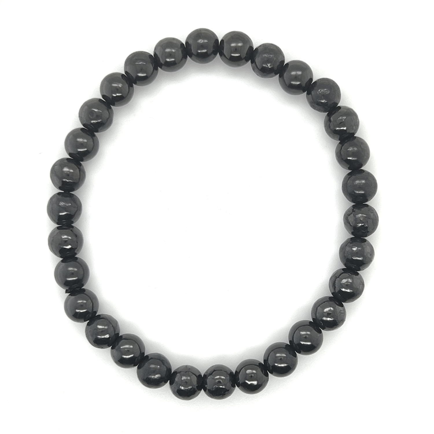 Shungite Round Beaded Bracelets 6mm