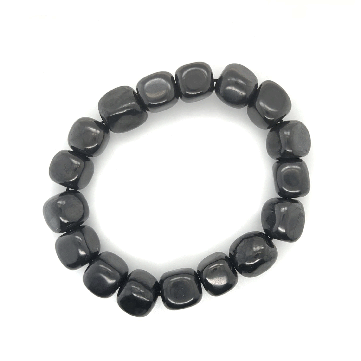 Shungite Tumbled Bead Bracelets