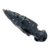 Natural Black Obsidian Arrowhead