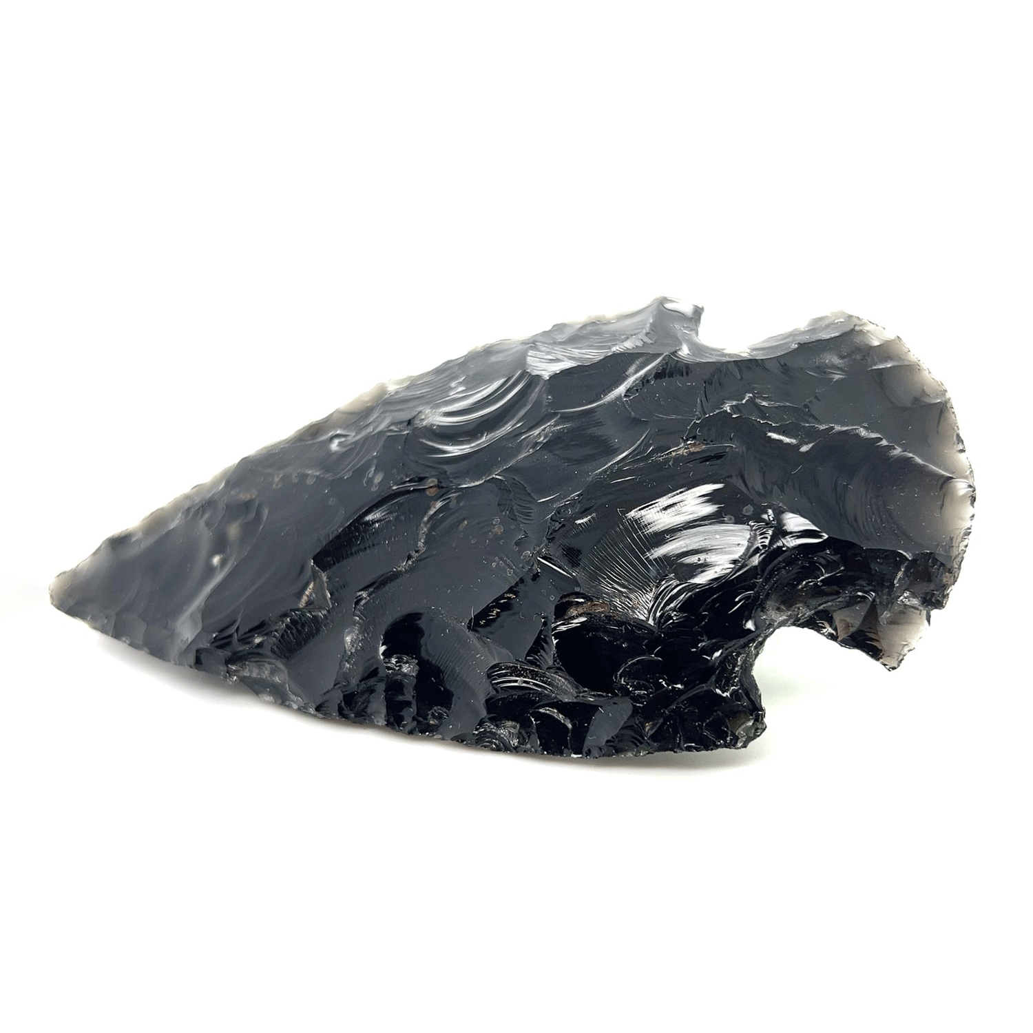 Large Obsidian Arrowhead