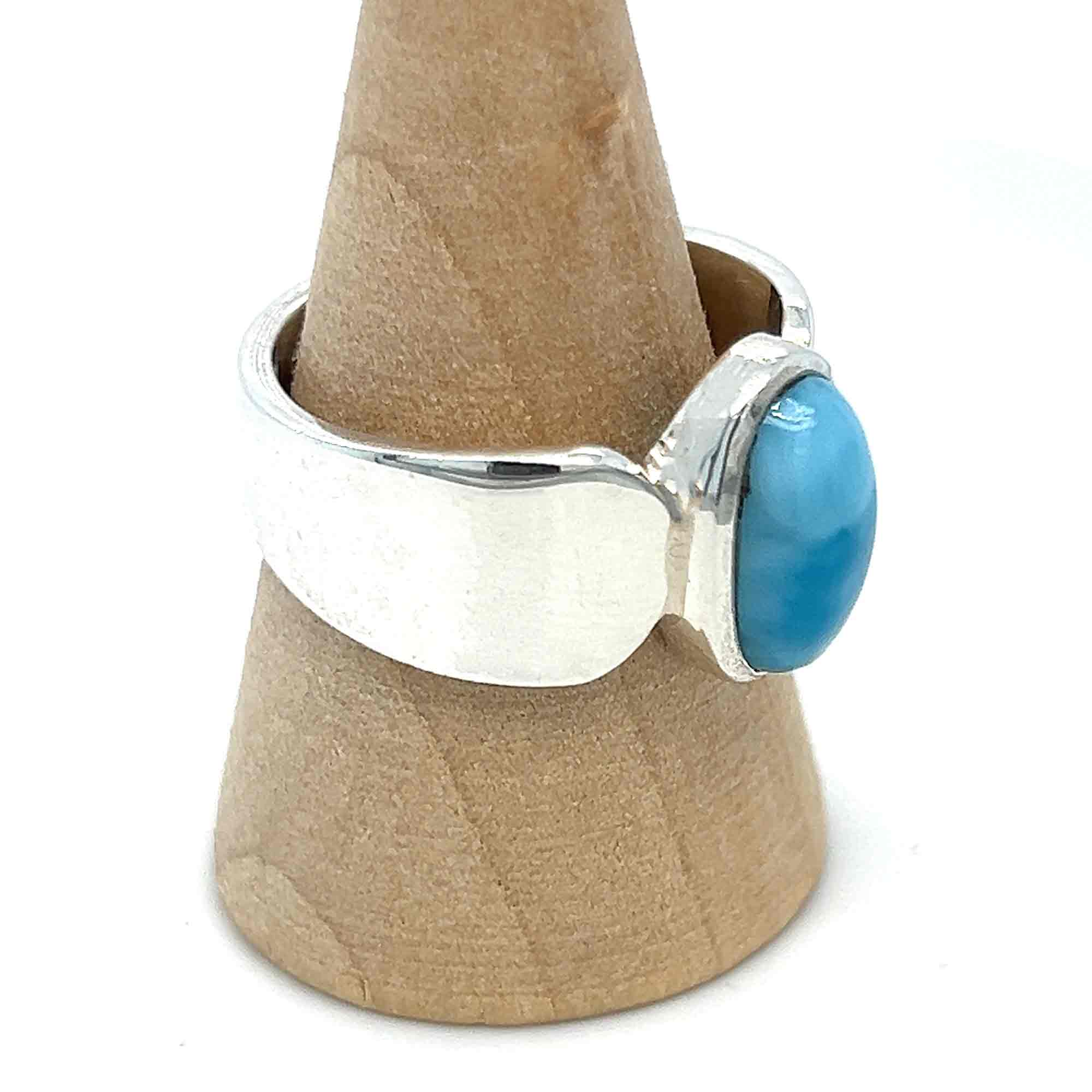 Larimar Silver Ring