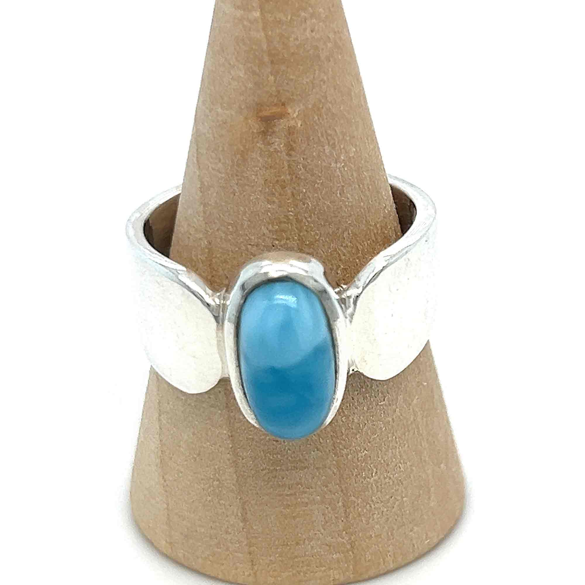 Larimar Silver Ring