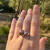 Watermelon Tourmaline Ring