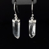 Genuine Clear Quartz Point Earrings