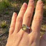 Sterling Silver Green Kyanite Ring