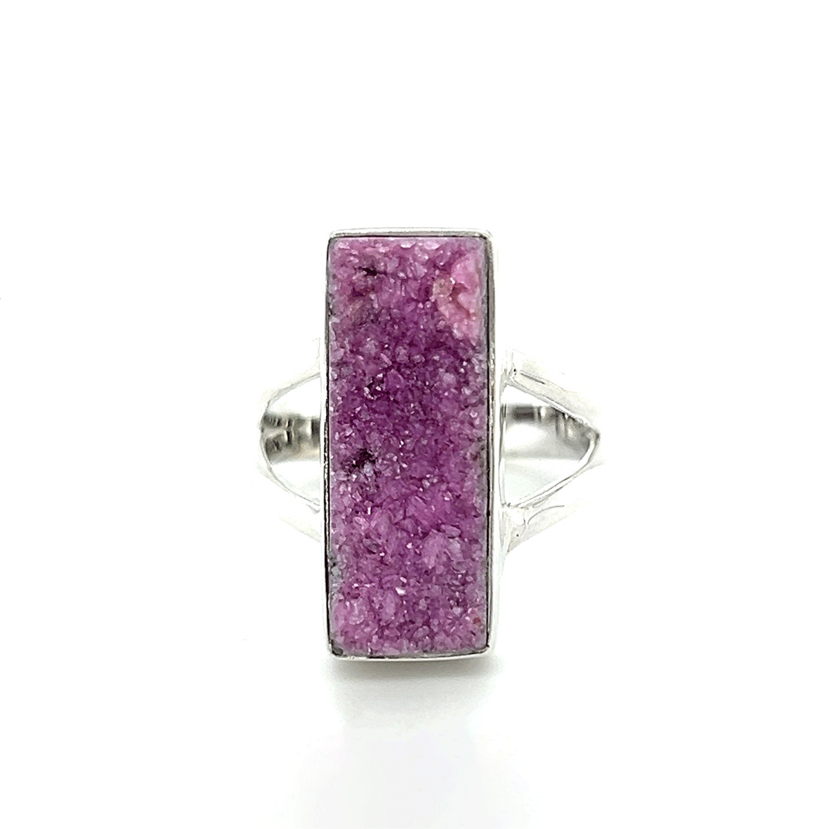 Rough Cobaltian Calcite Ring – Feel Crystals and Jewellery