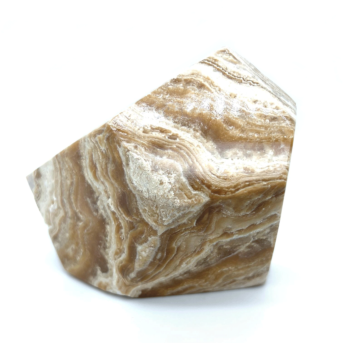 Zebra Green Calcite Specimen