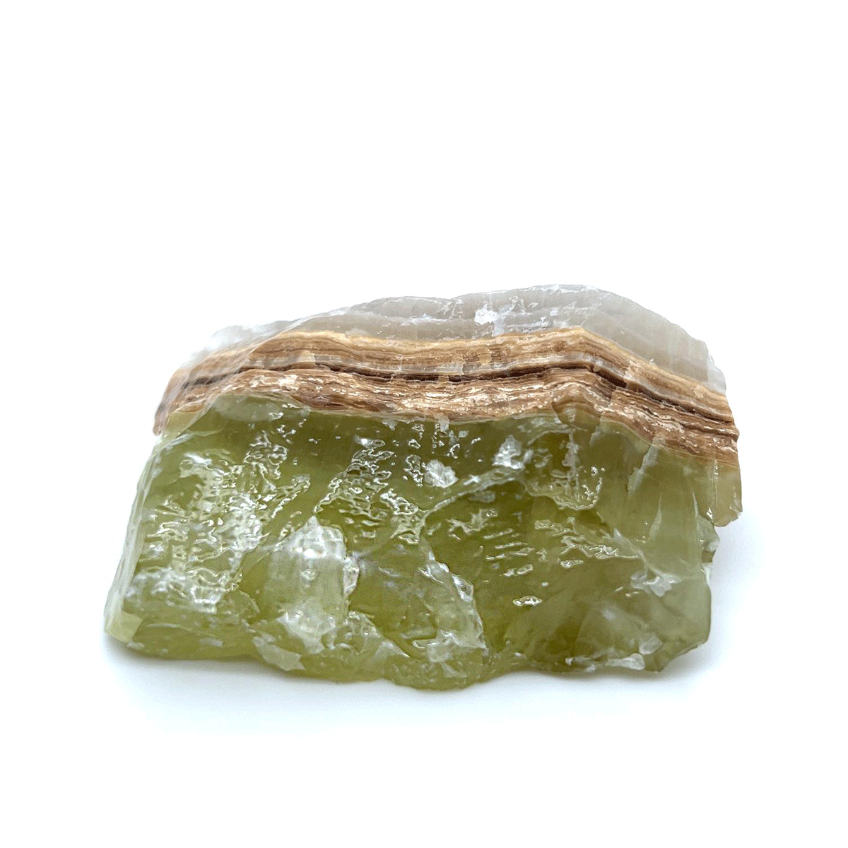 Mexican Green Banded Calcite