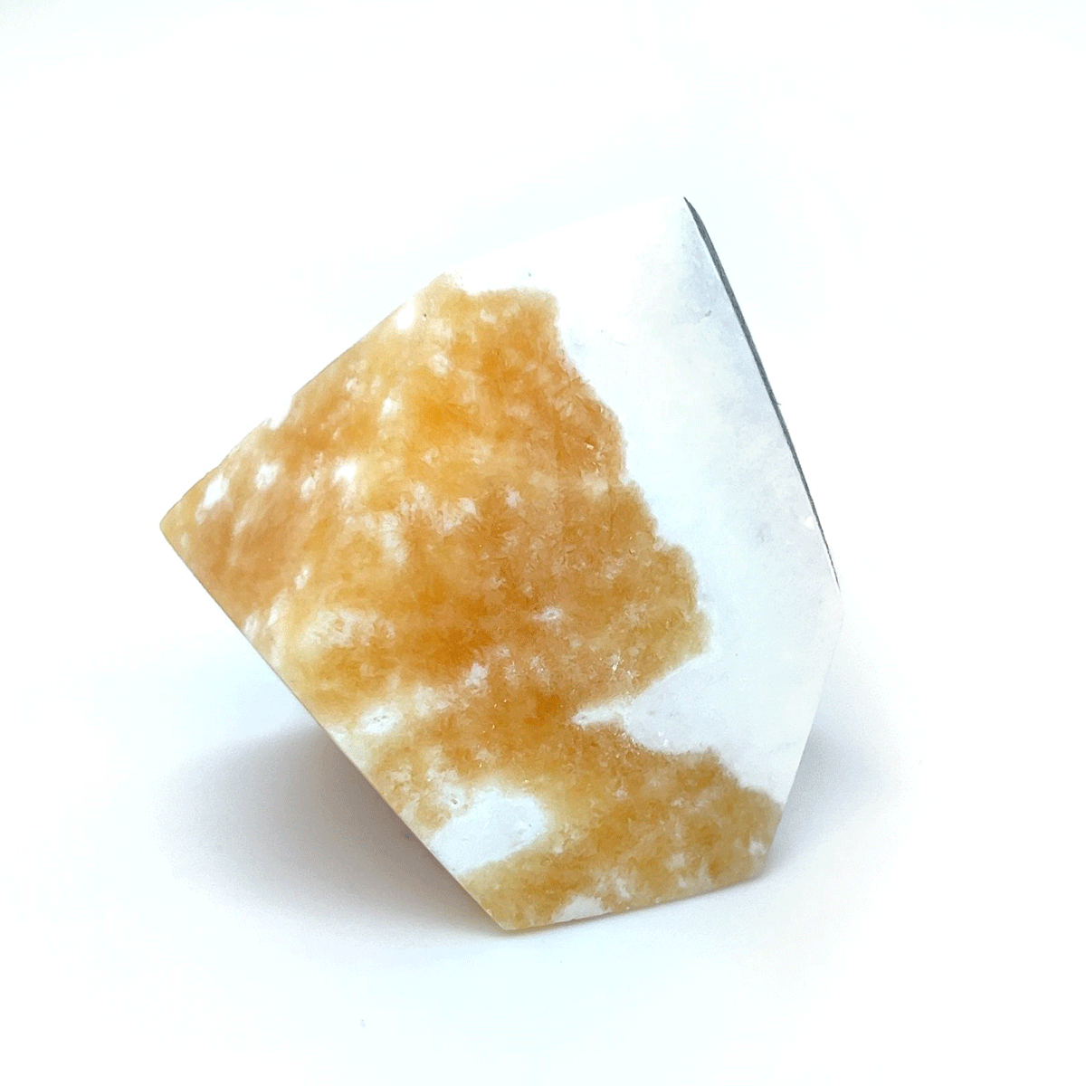 Zebra Orange Calcite Specimen