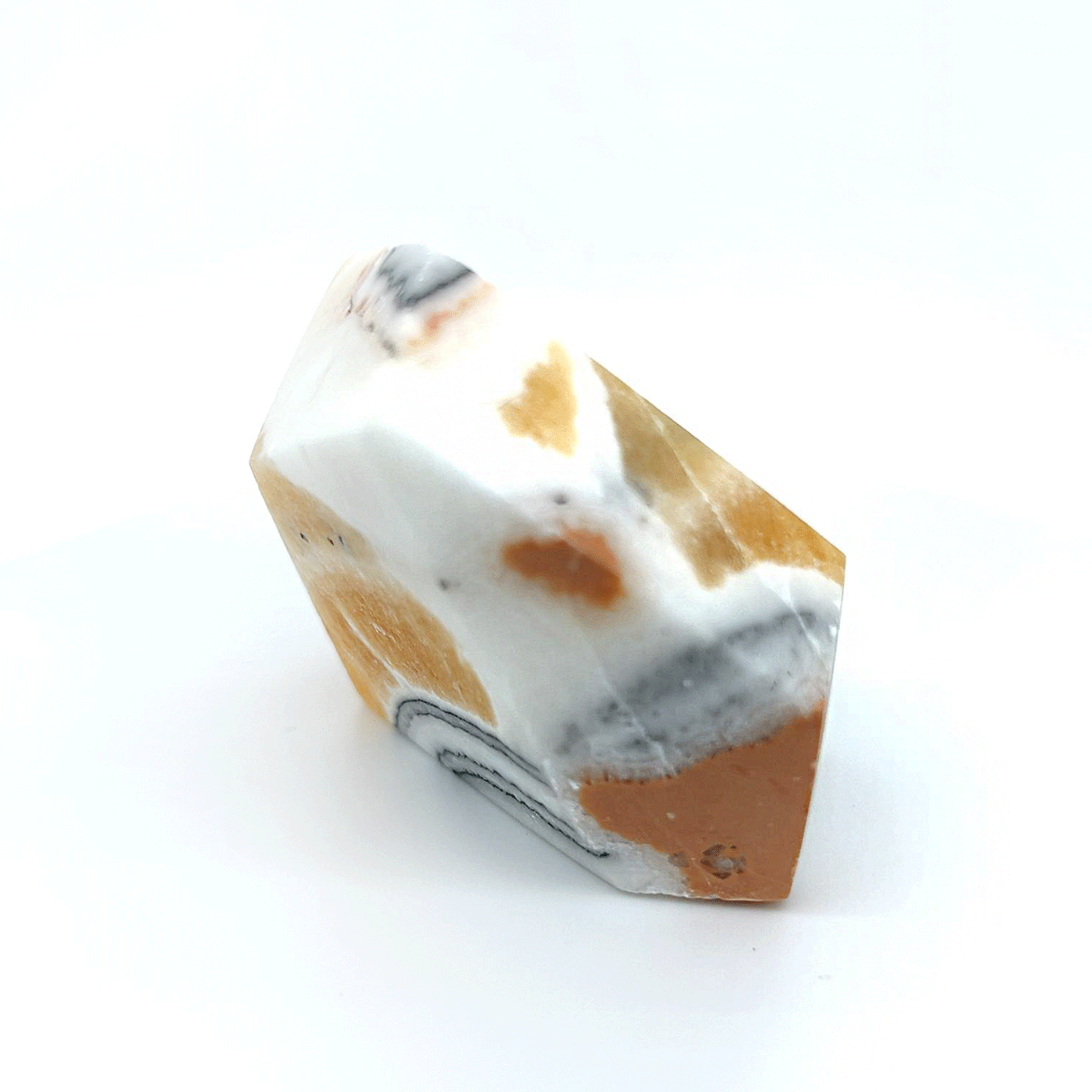 Orange & Zebra Calcite Specimen