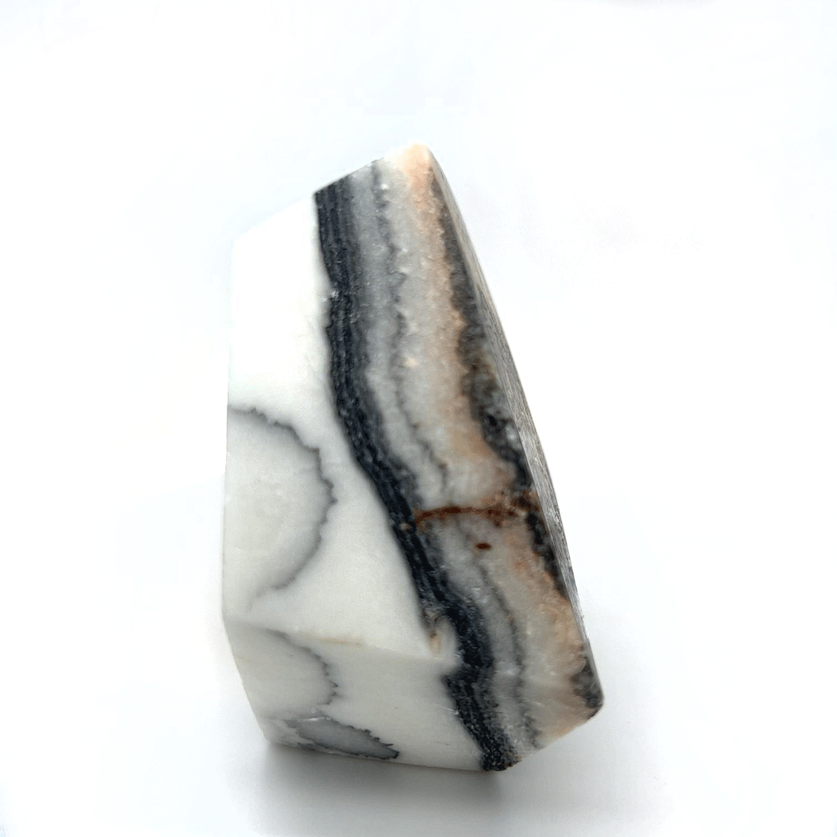 Zebra and Orange Calcite Specimen