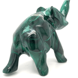 Polished Malachite Elephant