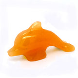 Orange Calcite Dolphin