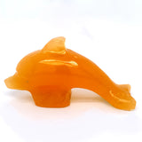 Orange Calcite Dolphin