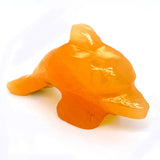 Orange Calcite Dolphin