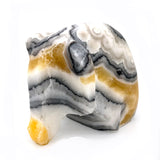 Zebra Calcite Small Elephant
