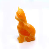 Orange Calcite Cat