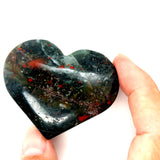 Bloodstone Polished Heart