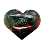 Bloodstone Polished Heart