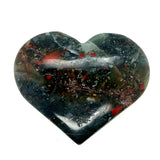 Bloodstone Polished Heart