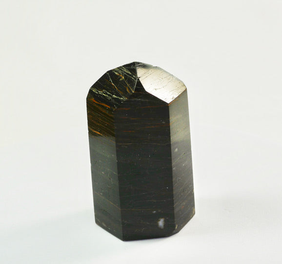 Obsidian Point with Iron Inclusions