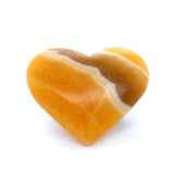 Orange Calcite Polished Heart