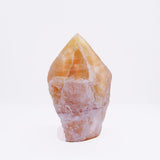 Orange Calcite Semi Polished Point