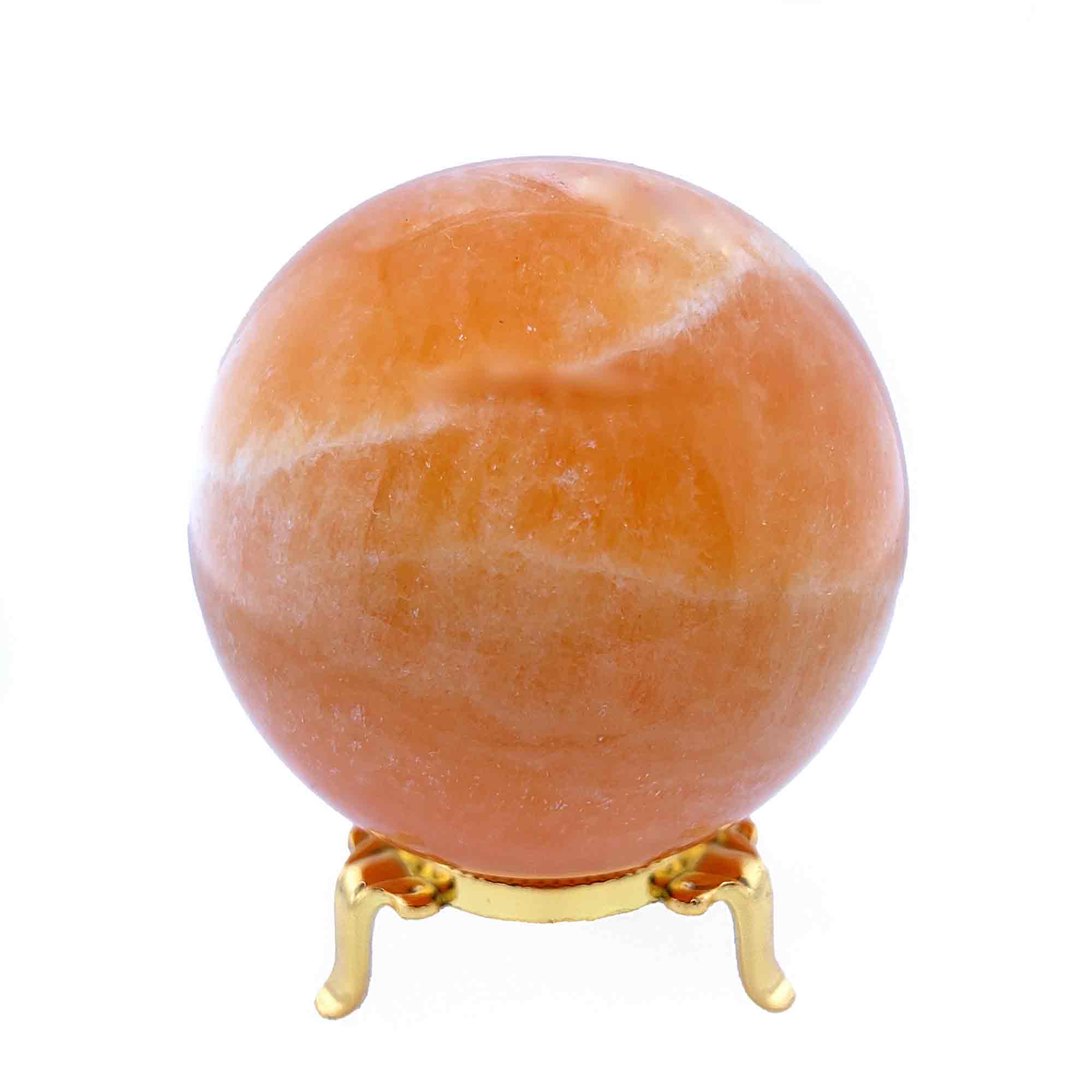 Orange Calcite Sphere