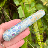Ruby Fuchsite Kyanite Wand