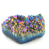 Titanium Amethyst Cluster Heart 7cm