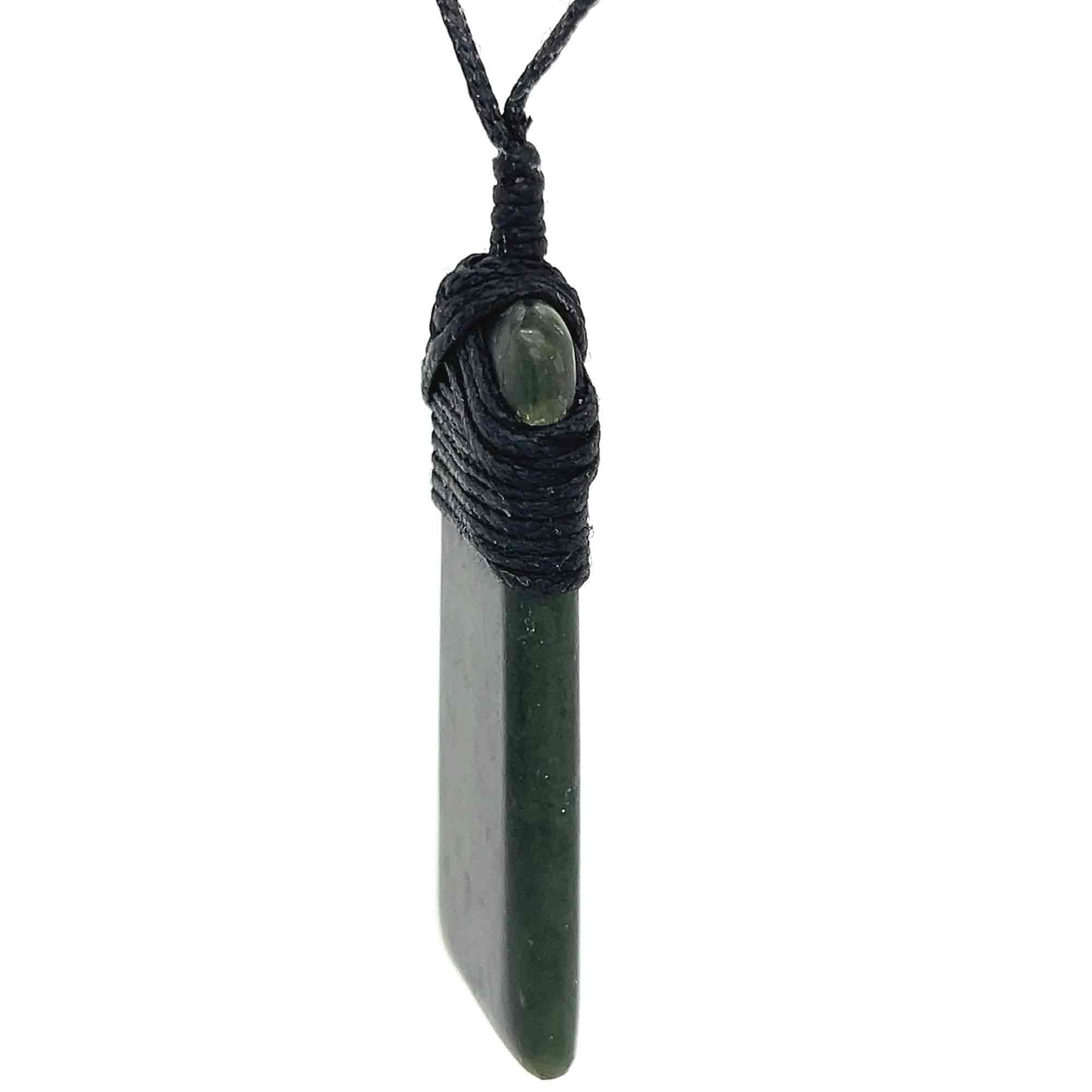 Nephrite Jade Cord Pendant
