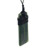 Nephrite Jade Cord Pendant
