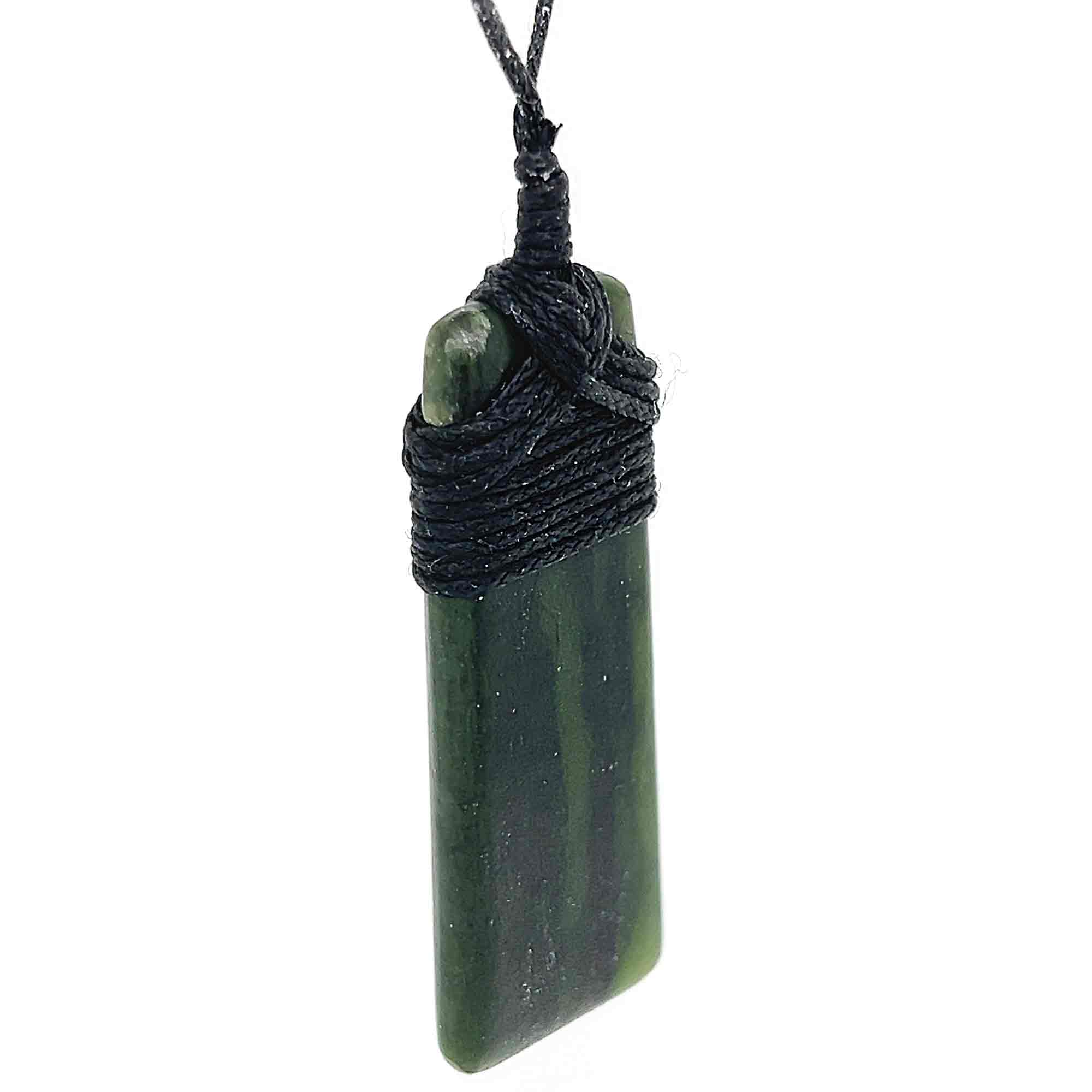Nephrite Jade Cord Pendant