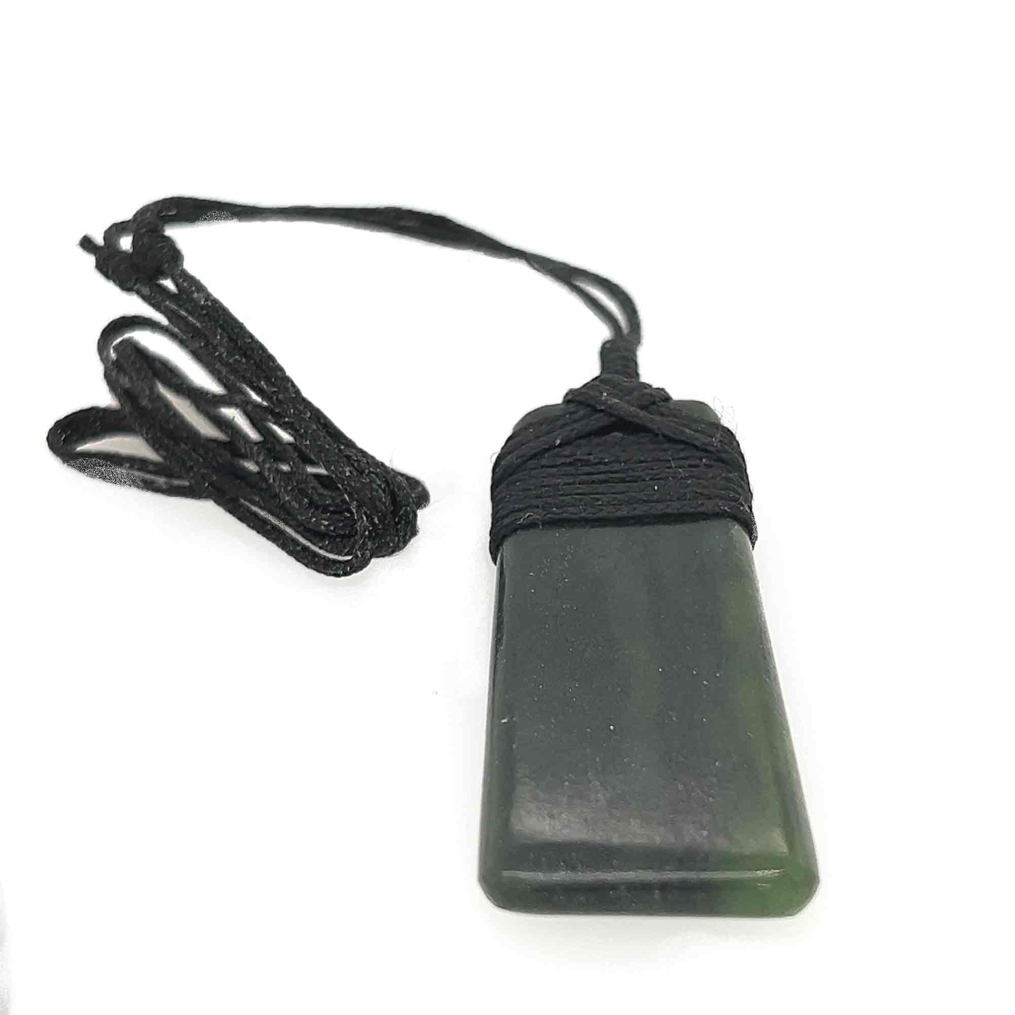 Nephrite Jade Cord Pendant