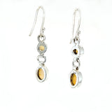 Ethiopian Opal Citrine Earrings