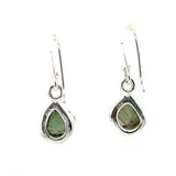 Moldavite Raw Earrings