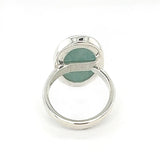 Amazonite Oval Cabochon Adjustable Ring
