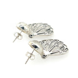 Moonstone Fancy Stud Drop Earrings