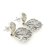 Moonstone Fancy Stud Drop Earrings
