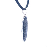 Dendritic Agate Statement Oval Pendant
