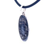 Dendritic Agate Statement Oval Pendant