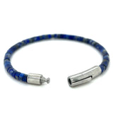 Lapis Hematite Bead Bracelet