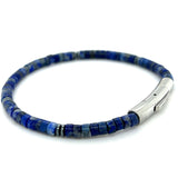 Lapis Hematite Bead Bracelet