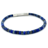Lapis Hematite Bead Bracelet