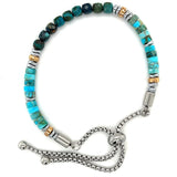 Turquoise Adjustable Bead Bracelet