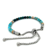 Turquoise Adjustable Bead Bracelet