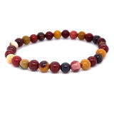 Mookaite Jasper Beads Bracelet