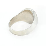 Silver Carnelian Statement Ring Size 10.25