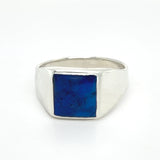 Statement Lapis Ring Size 10.25