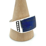 Large Lapis Lazuli Feature Ring Size 10.5